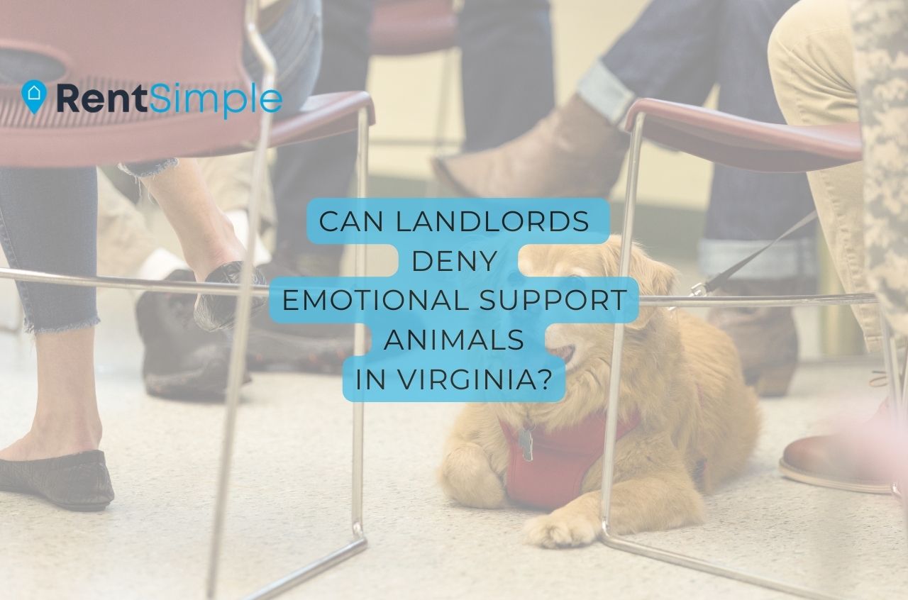 Can Landlords Deny Emotional Support Animals in Virginia?
